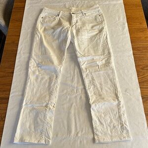 Ann Taylor Loft Curvy Straight White 28 / 6